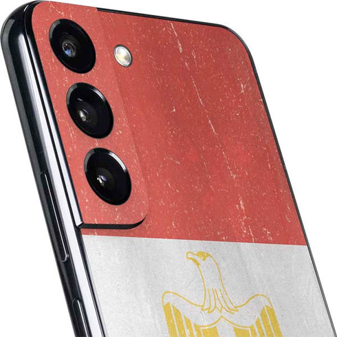 Egyptian Flag Distressed Galaxy S22 Plus Skin